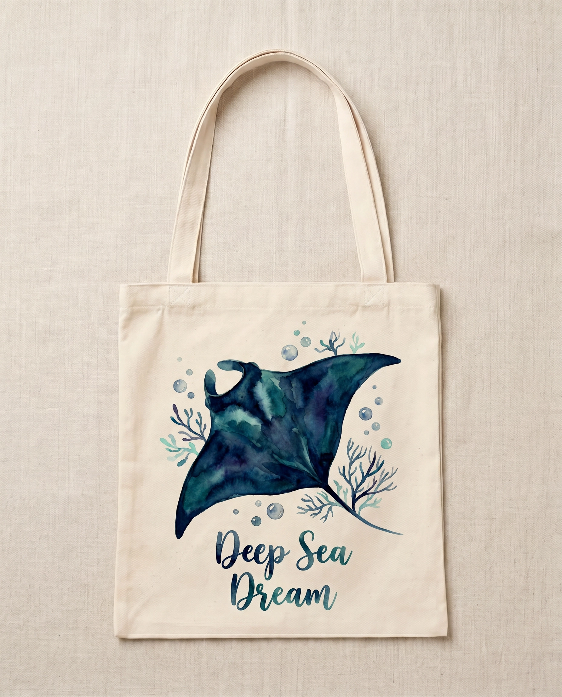 Coral Drift - Tropical fish print