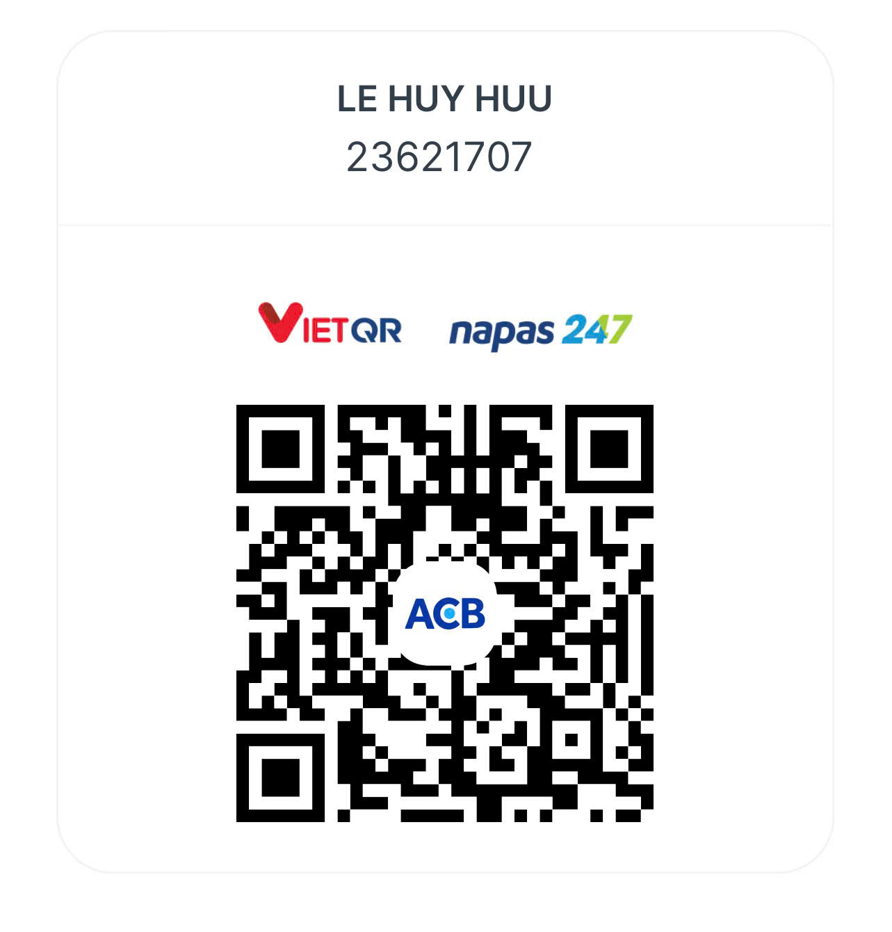 QR Code Chuyển Khoản